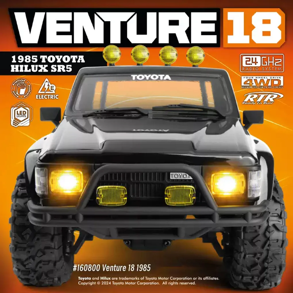 

1/18 HPI Venture RC автомобиль матовый/бесщеточный 4WD Hailux Sr5 двухскоростной электрический внедорожный альпинистский автомобиль с дистанционным управлением