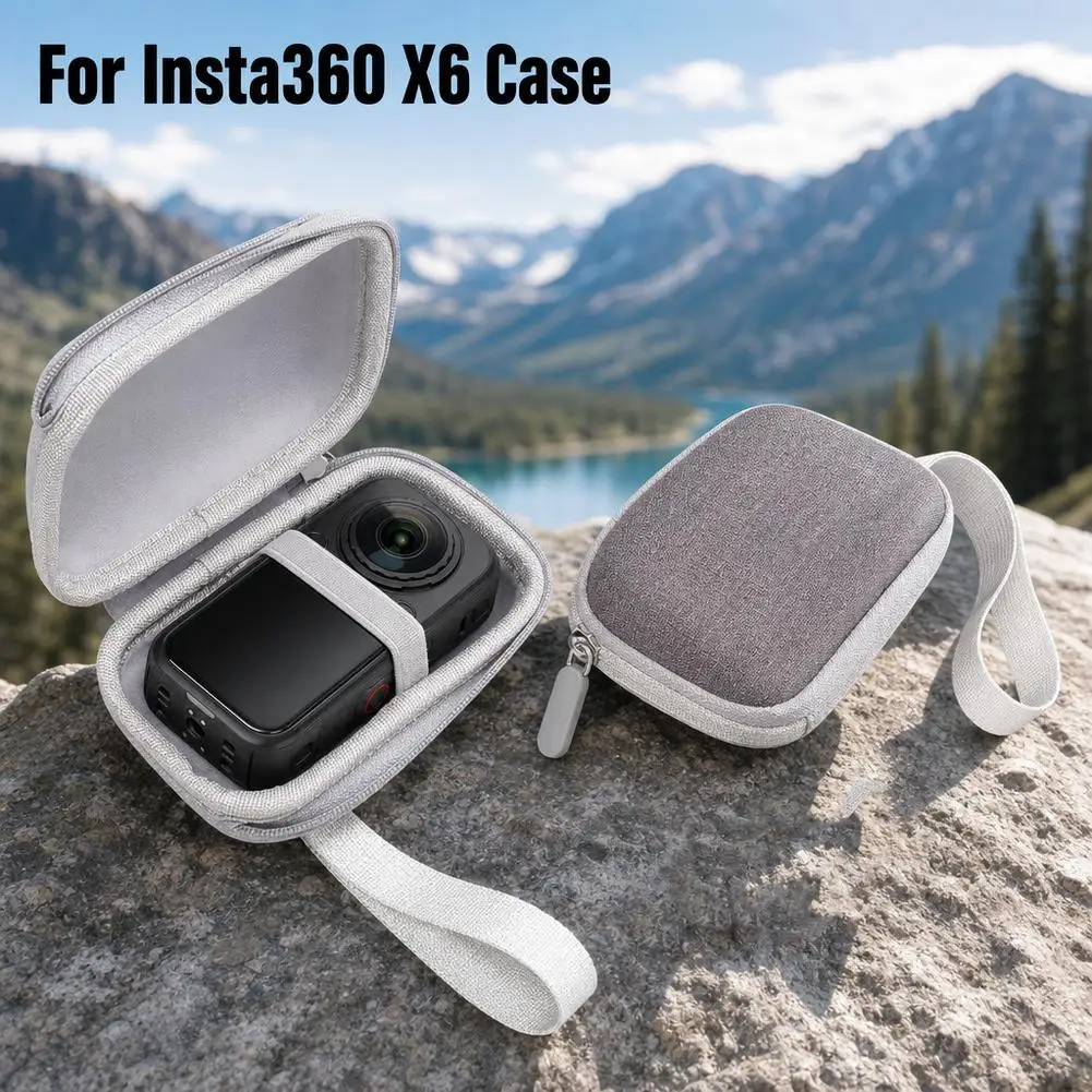 For Insta 360 X6 Carrying Storage Case Anti-scratch Portable Travel Mini Camera Bags Cover Shell For Insta360 X6 Accessories