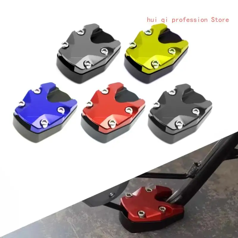 Universal Fit Motorcycle Parking Stand Aluminum Alloy Side Stand Support Prevent Sliding Ensure Stability For UHR150 125