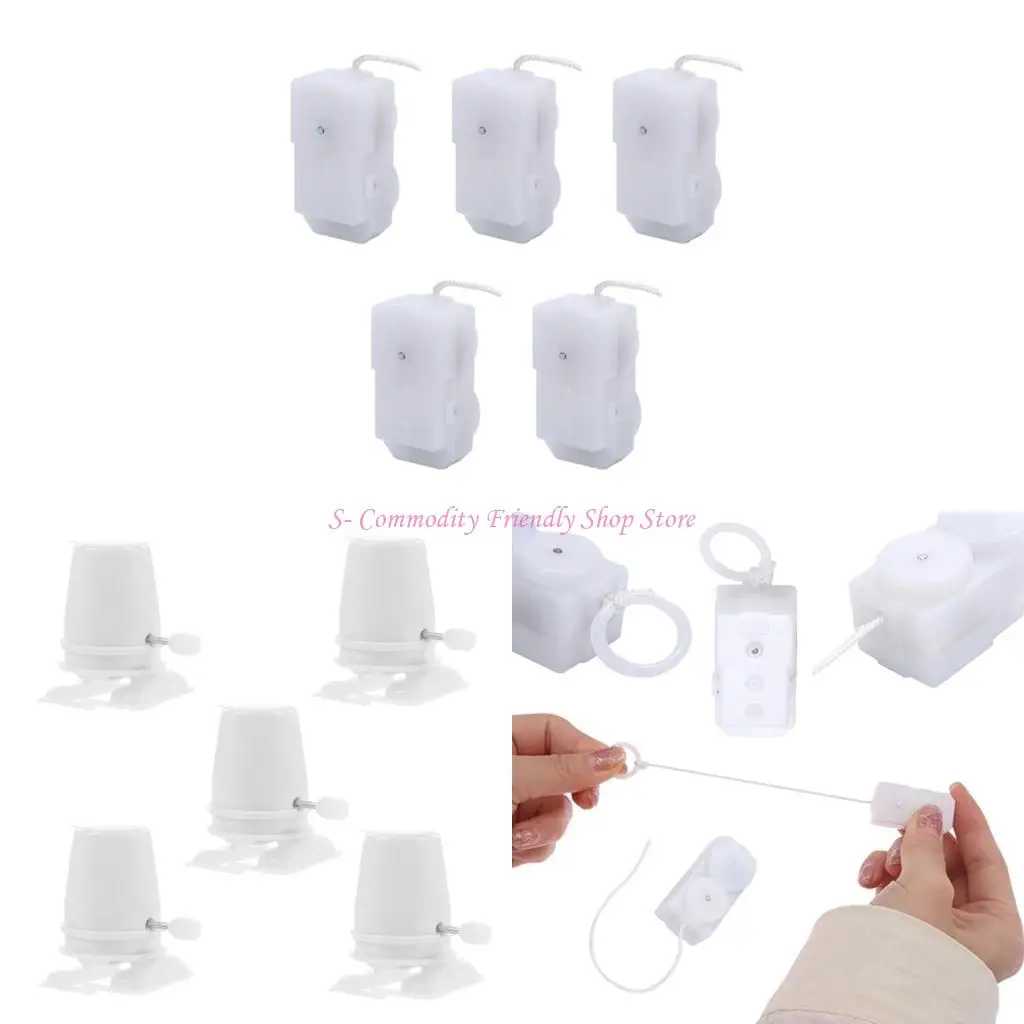 85AE Mini Clockwork Wing Movement Mechanism 5pcs Plastic Easy Install for Handmade Project Plush Toy Handcrafting Accessories
