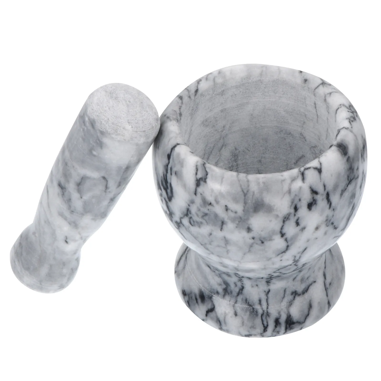 

1 Set Marble Mortar Pestle Crusher For Kitchen Pharmacy Herbs Spices Grinding Garlic Masher Garlic Crush Pot Kitchen Gadget