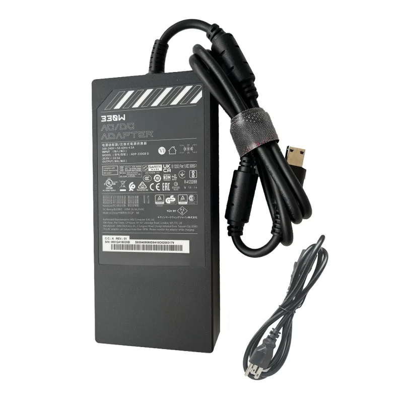 LL MSI 20V 330W AC Adapter Charger For MSI Vector 17 HX A14VHG-649US A14VGG-219US