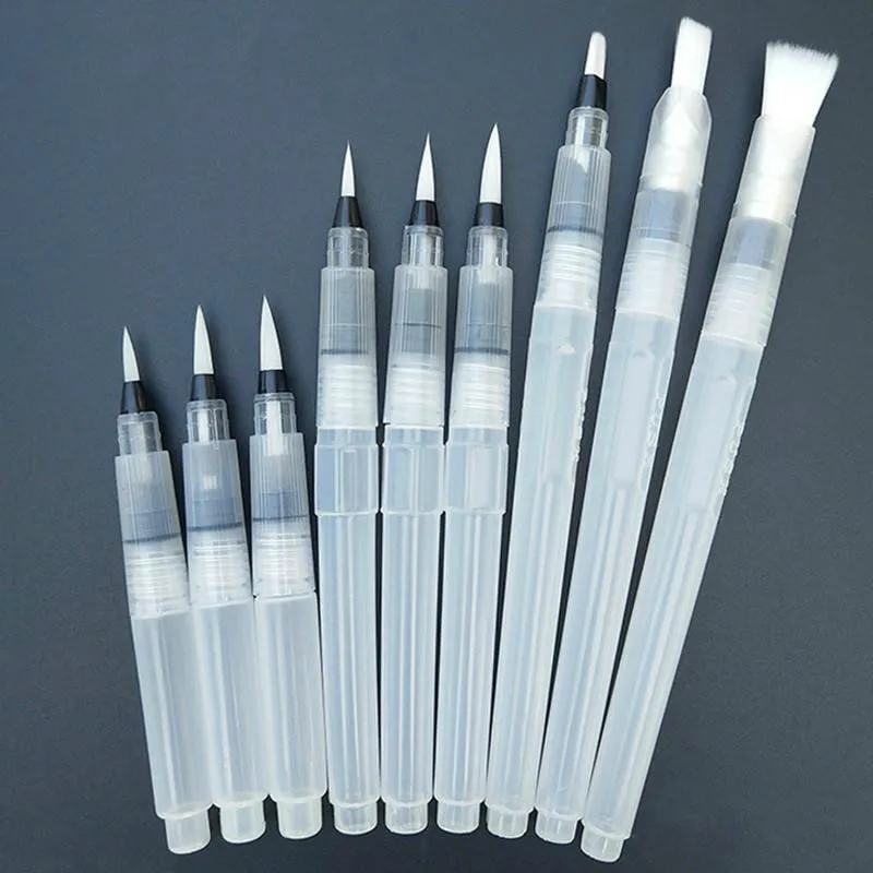 Pincel de Acuarela Recargable, Bolígrafo de Agua para Pintar, Dibujar, Caligrafía, Materiales de Arte