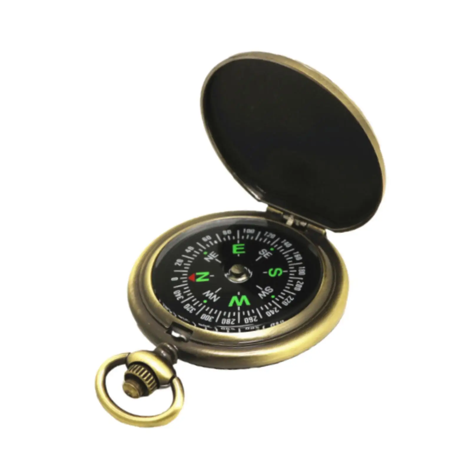 Vintage Pocket Watch Compass Gadget High Accuracy Compass Camping Survival Compass for Outdoor Sports Hiking Backpacking Walking