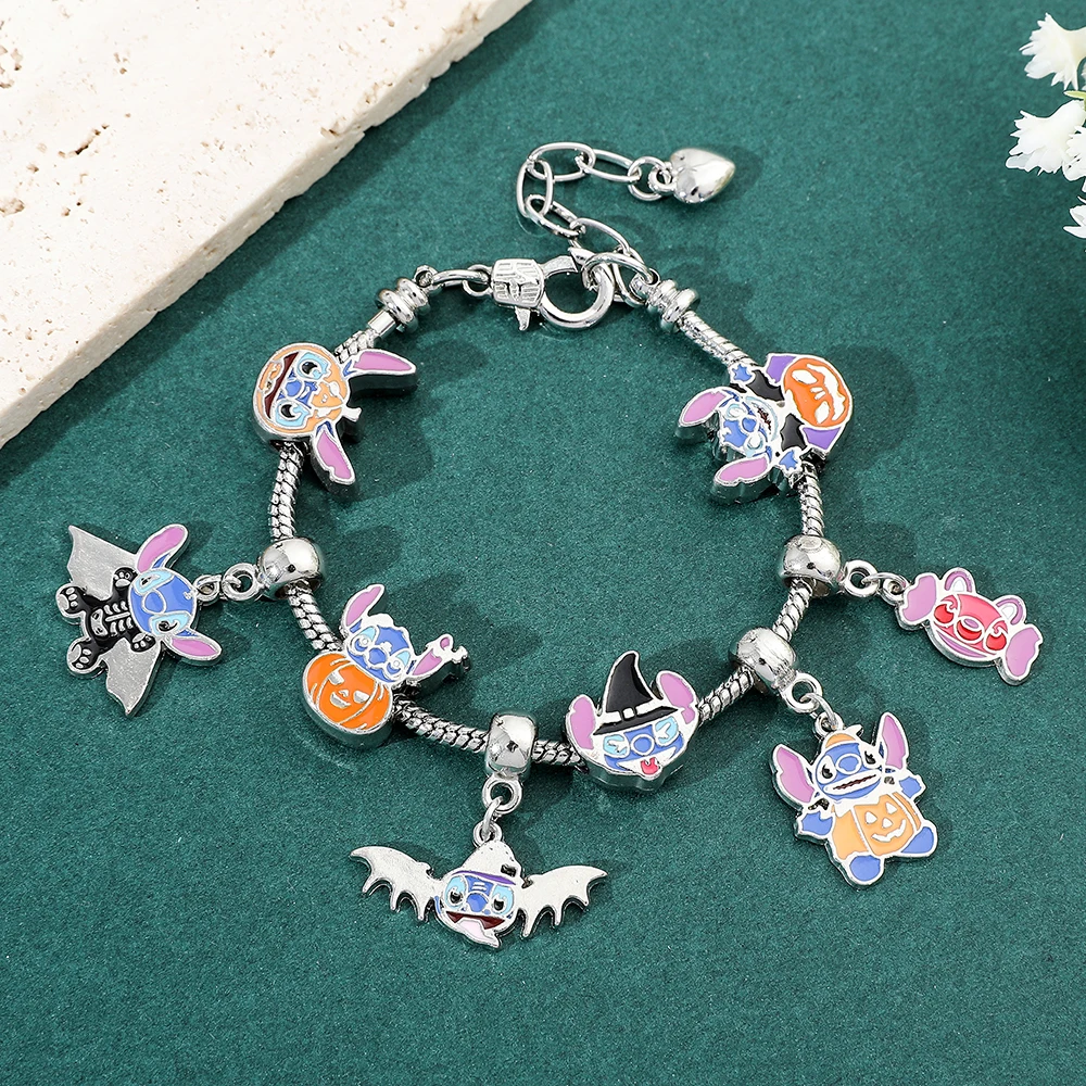 Cartoon Stitch Bracelets New Hand Chains Women Men Fashion Metal Jewelry Y2k Jewelry Bracelet Luxury Accessories Girls Gift