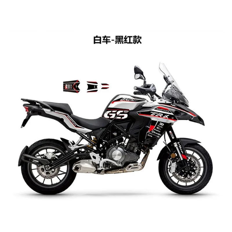 For BENELLI TRK502 502X Motorcycle Body Fairing Sticker Tank Pads Gas Knee Grip Traction Sticker Protector