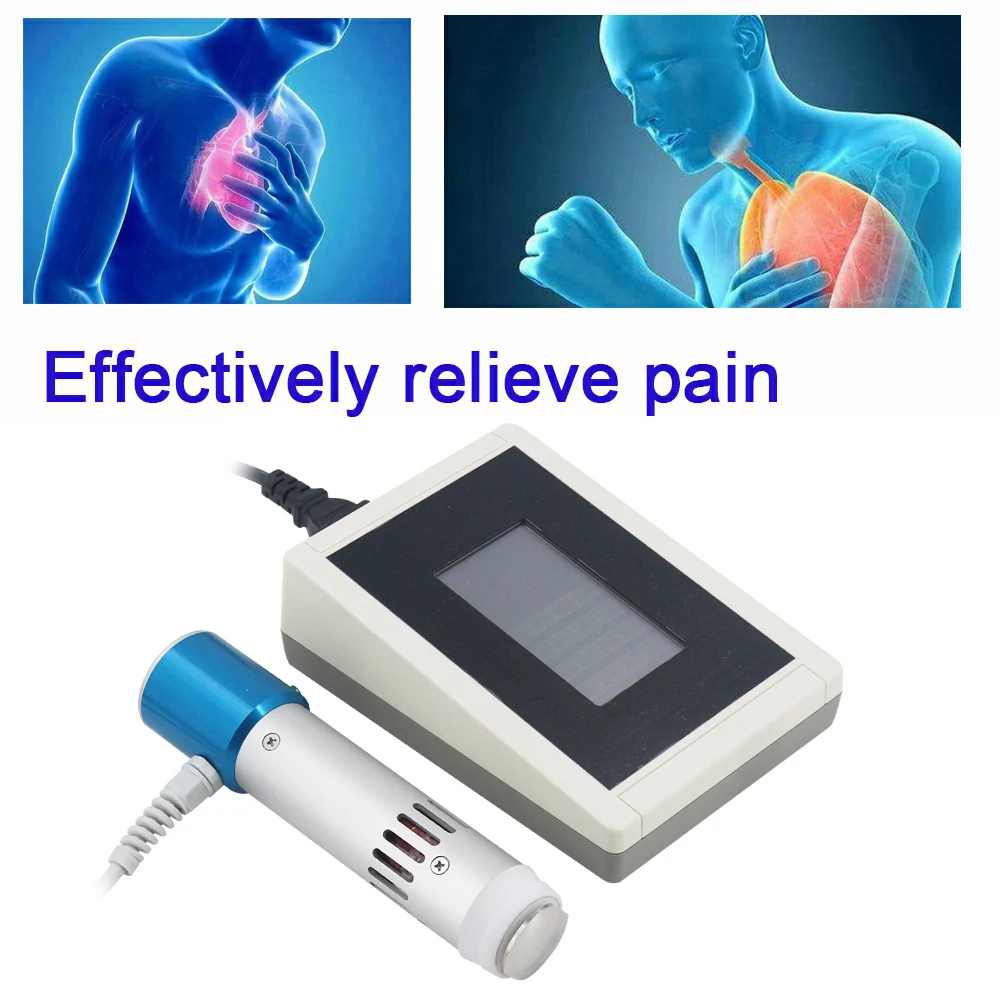 300MJ Shockwave Therapy Machine Plantar Fasciitis Pain Relief ED Treatment Touch Screen Physical Therapy Shock Wave Instrument