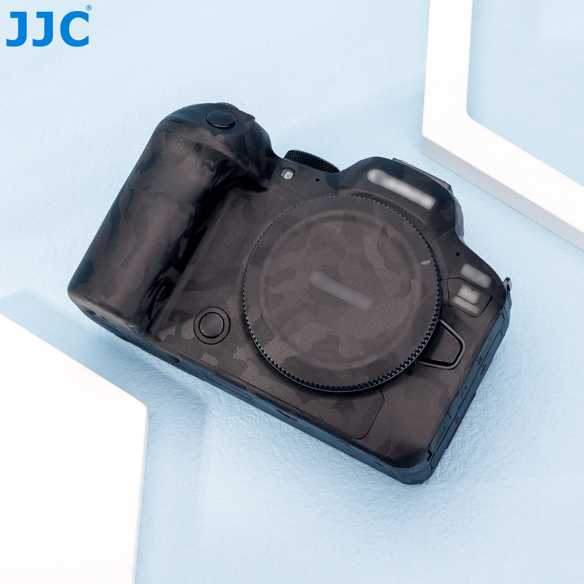 JJC Camera Body Sticker Protective Skin Film Kit For Canon EOS R6 Mark II Anti-Scratch Film Camera Matrix Black