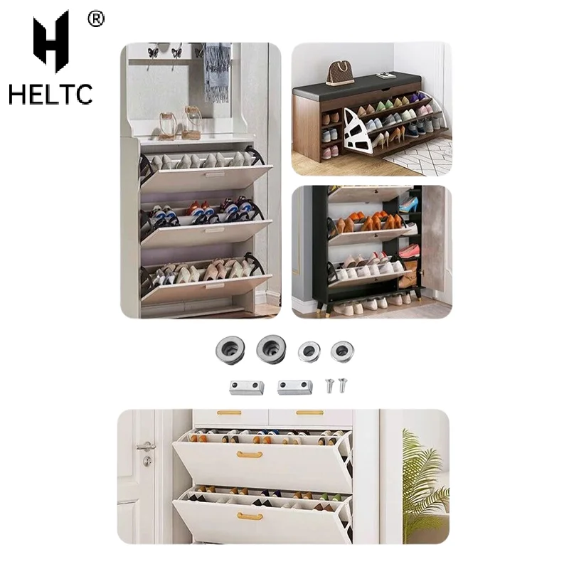 Furniture Shoe Cabinet Connection Hardware Shoe Cabinet Flipping Frame Fixed Screw Fittings