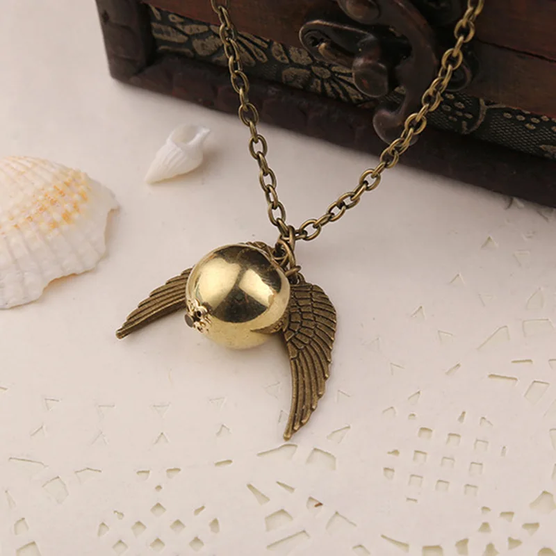 Neuer Harry Potter Goldener Schnatz Zeitmesser Sanduhr 360° Drehbar Cosplay-Requisiten Astronomischer Zeitwandler für Fans der Zauberschule