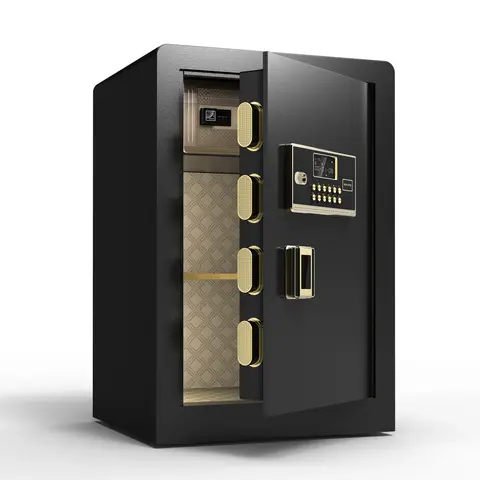 안전하고 견고한 방범 및 도난 방지 가정용 사무실 전자 디지털 금고 가정용 안전 상자 지문 금고