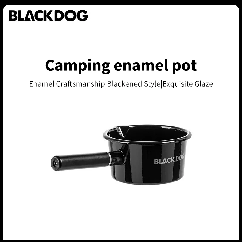 Blackdog Outdoor High Temperature Resistant Enamel Enamel Large Capacity Cookware Milk Pot