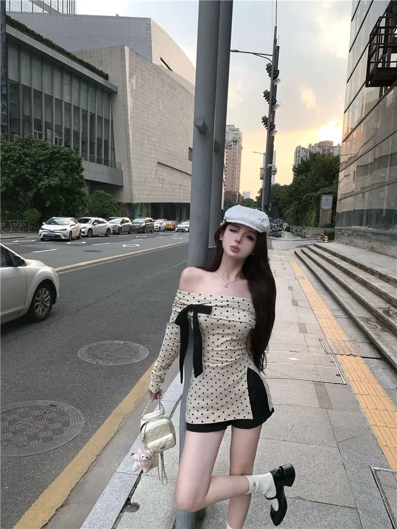 T-shirt à manches longues femme coton femme printemps-été résistant au soleil minceur sculpté Preppy vacances urbaines volants réglables