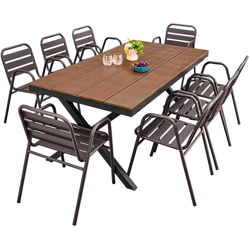

Outdoor aluminum alloy tables and chairs courtyard garden outdoor terrace modern creative break