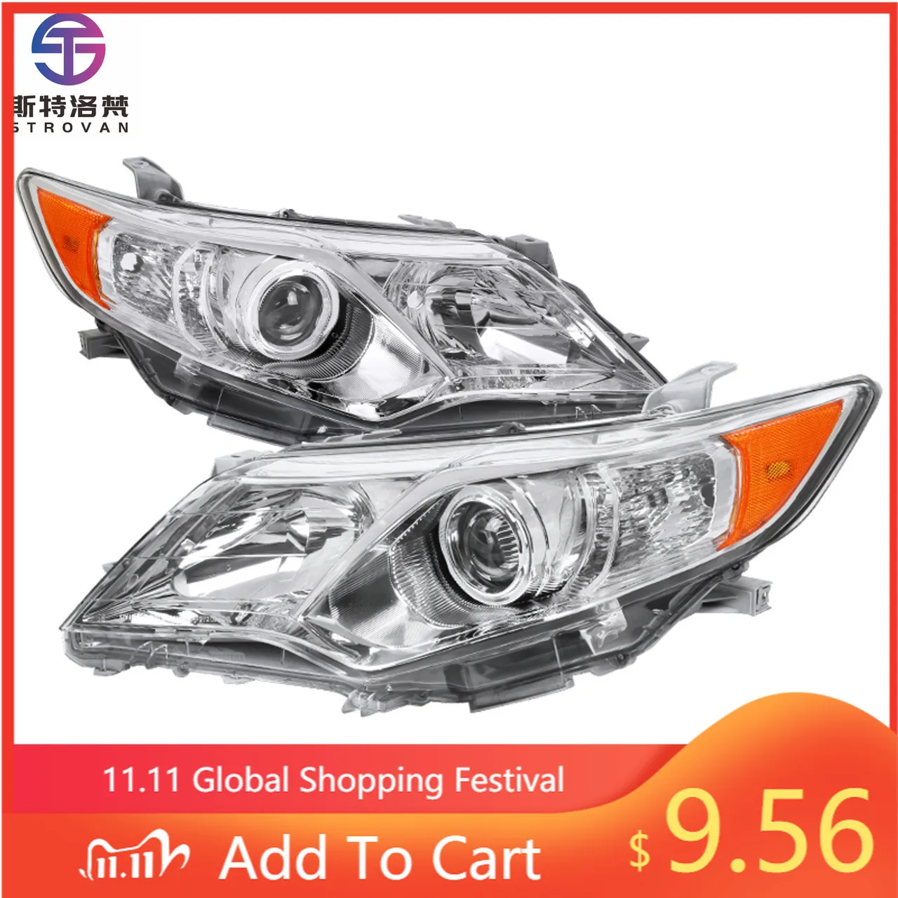 

Deren High QualityAuto Head Lamp Light for Toyotas for Camry 2012-2014 USA Car Headlight Accessory