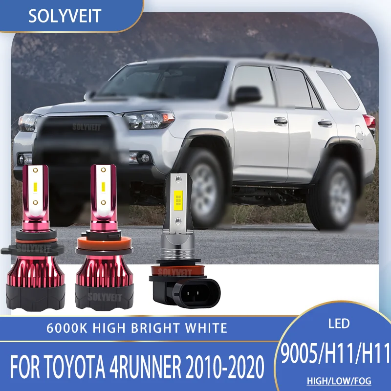 

Clear Illumination reliable 9005 H11 H11 LED Headlight foglight Kit For Toyota 4Runner 2010 2011 2012 2013 2014 2015 2016-2020