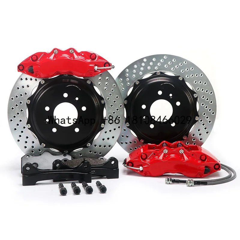 

Icooh Racing Front Big Brake Kit Blue Six Pot Caliper 355*32mm Disc for BMW Toyota Audi Honda Subaru Civic Golf MK5 R32