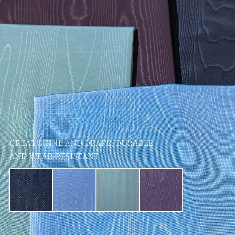 Is Sewing A Textile Craft - Irregular Reflective Blue Wave Texture Fabric