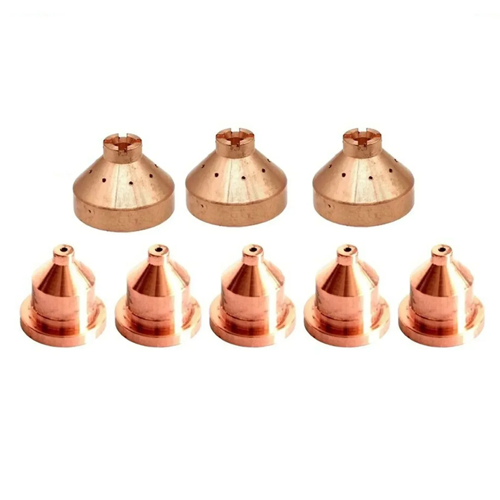 5pcs 120826 Plasma Tips With 3pcs 120828 Drag Shield Covers Replacement Parts For Plasma 600 Cutting Torch Tools Accessories Kit
