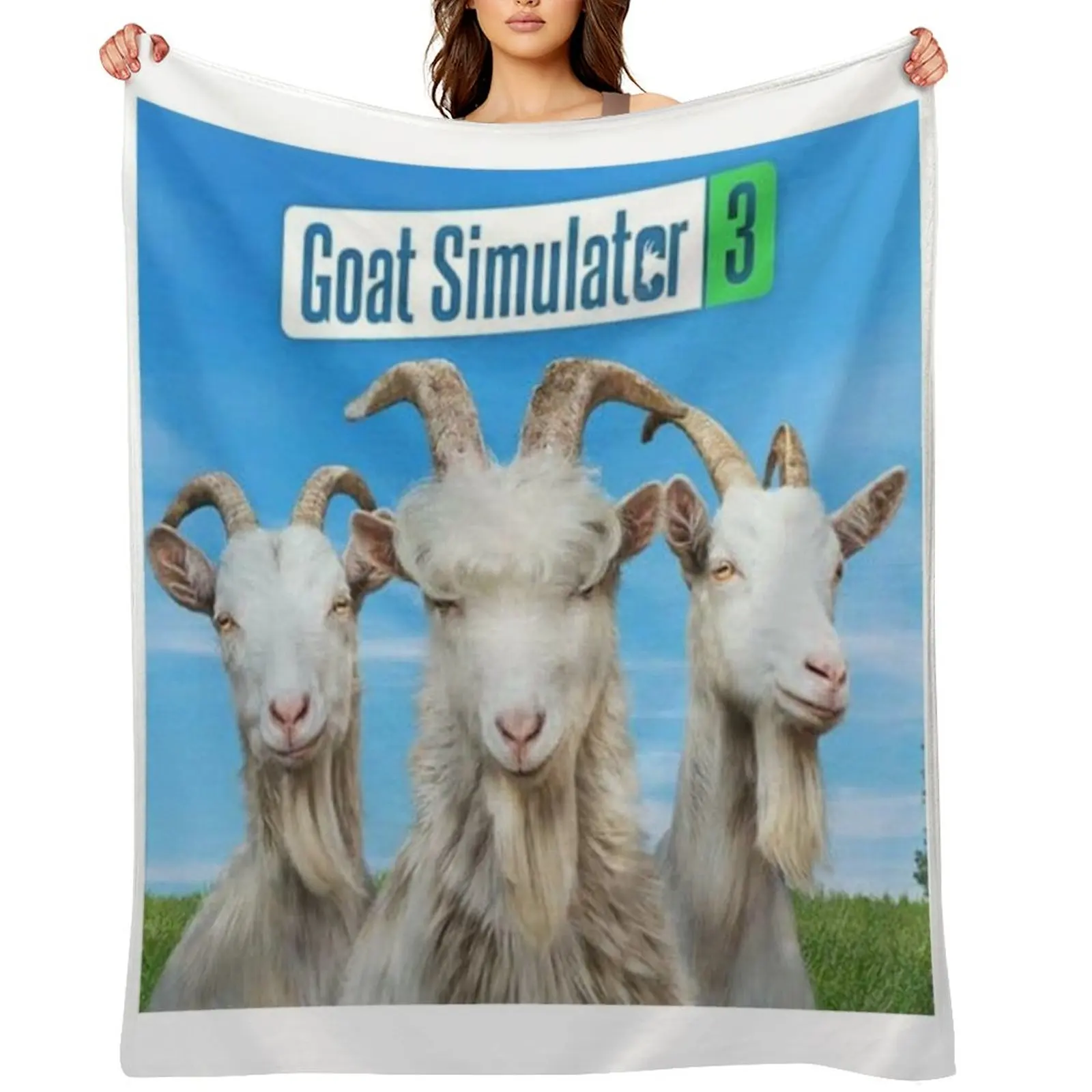 

Goat Simulator Throw Blanket For Baby Decorative Sofas Winter beds valentine gift ideas Blankets