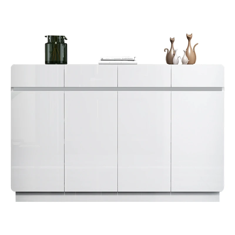 Modern Shoe Cabinet, Furniture, Minimalism, Solid Wood Entry, Large-capacity Porch Cabinet