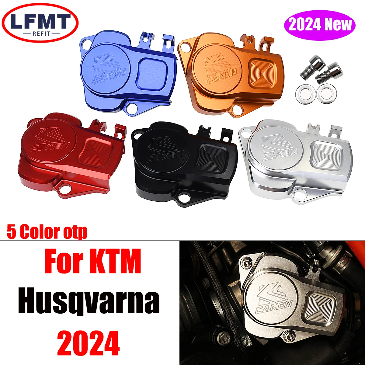 

2024 NEW CNC Accessories Carburetor Solenoid Valves Protective Cover For Husqvarna TC 125 250 TE150 TE250i TX300i 300EXC 6DAYS