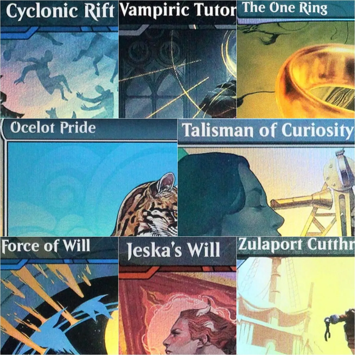 Cartas Proxy Mágicas de Alta Calidad para TCG, Diseño SOA/SOC,  "Ocelot Pride/Terror of the Peaks/The One Ring", para Juegos de Cartas Coleccionables