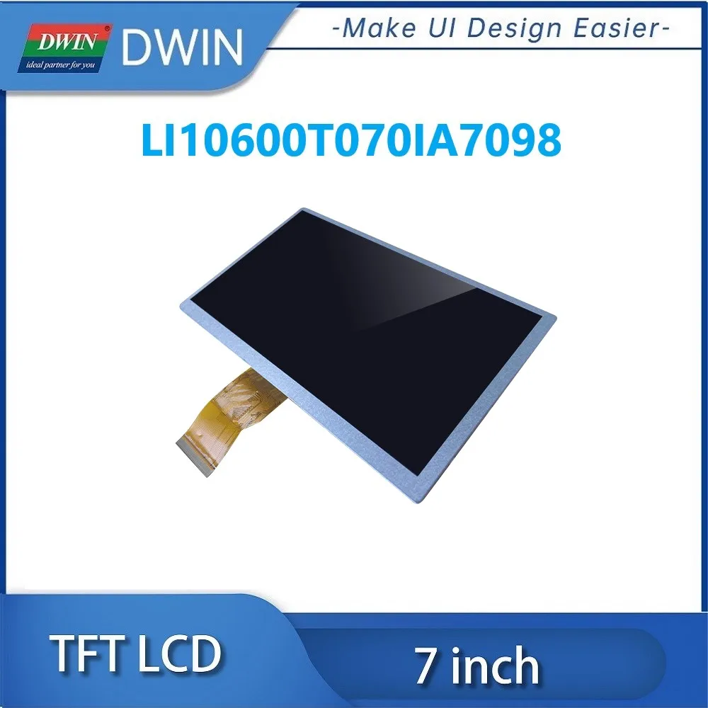 Imagem -05 - Tela Táctil Capacitivo do Rgb de Dwin Módulo da Exposição do Ips Tft Lcd 1024x600 24bit