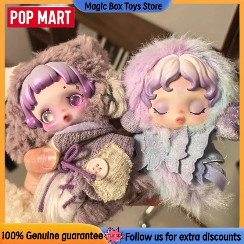 Echter POPMART Skullpanda V3 You Found Me! Serie Vinyl Blind Box Hot Plüsch Puppe Anhänger Mystery Box Spielzeug Firend Geburtstagsgeschenke
