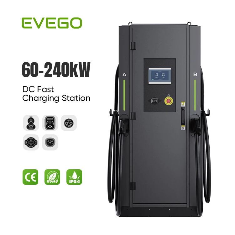240kW New Energy Charging Pile CCS1/CCS2 Output Voltage 200-1000V DC Fast Ev Charger Station 7'' LCD Touch Screen TUV CE IP54