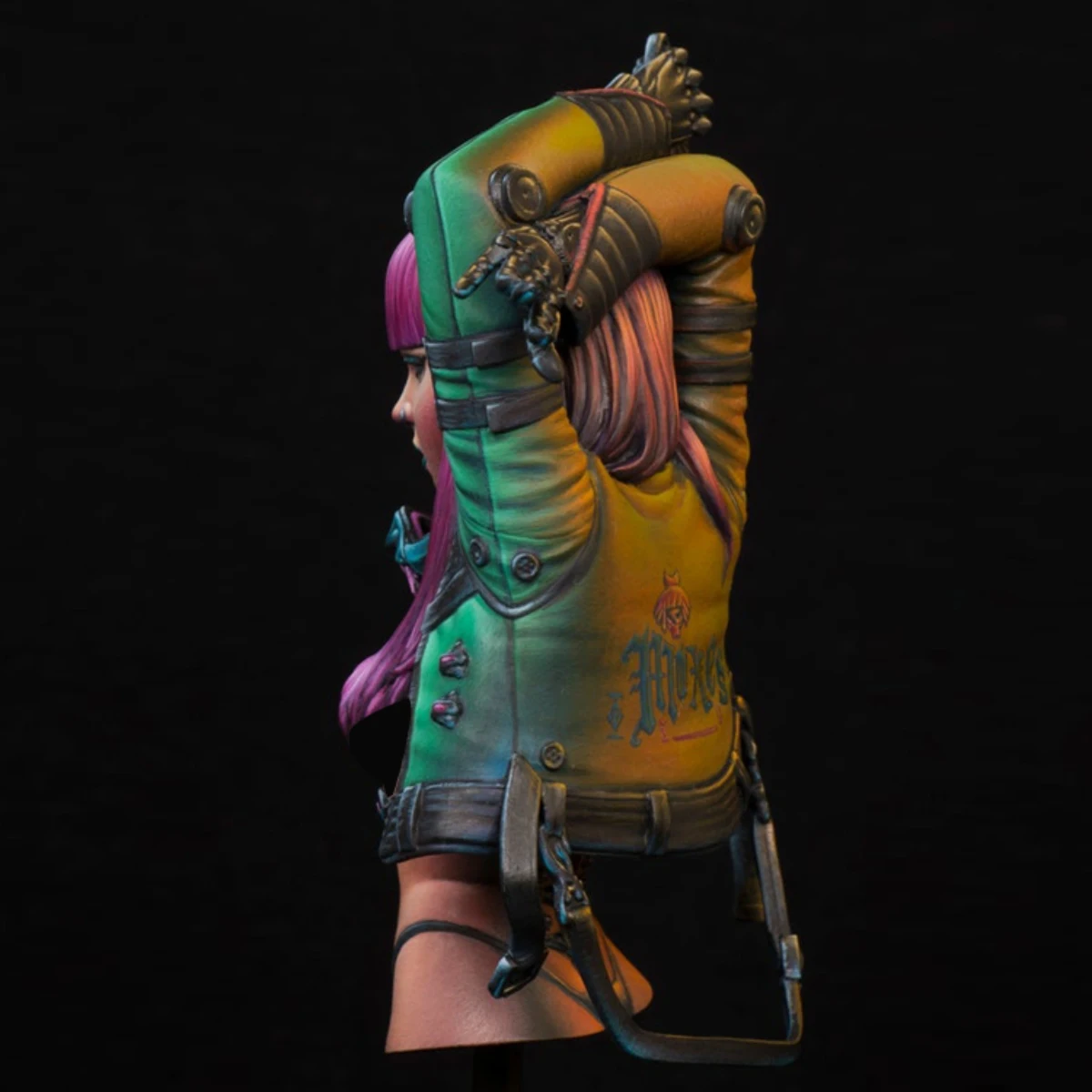 مجموعة نماذج غير مطلية من الراتنج 1/10، محارب أنثى الخيال العلمي، غير مجمعة وغير مطلية GK، 914X #3