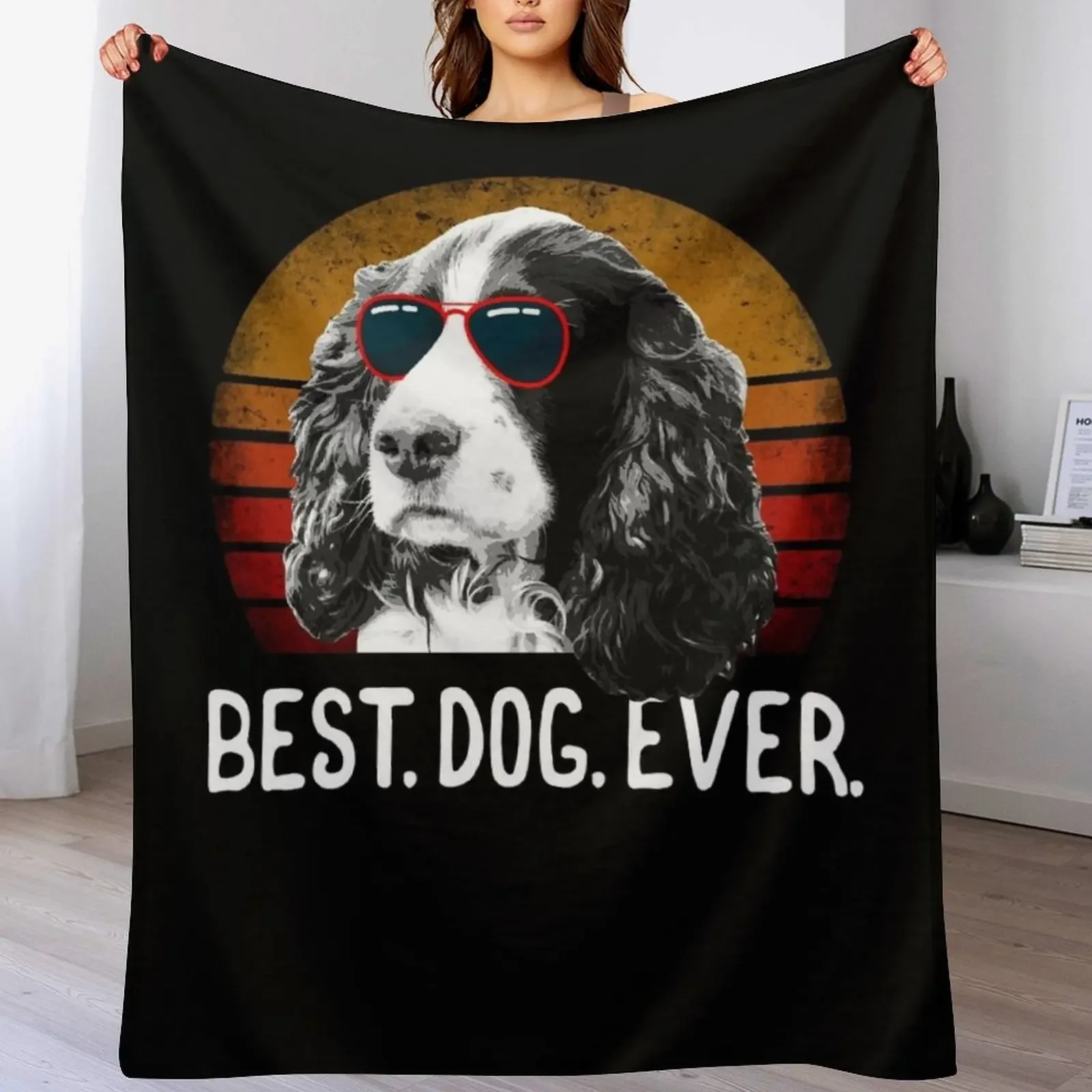 

English Springer Spaniel Throw Blanket Sofa Throw Thermal Blankets