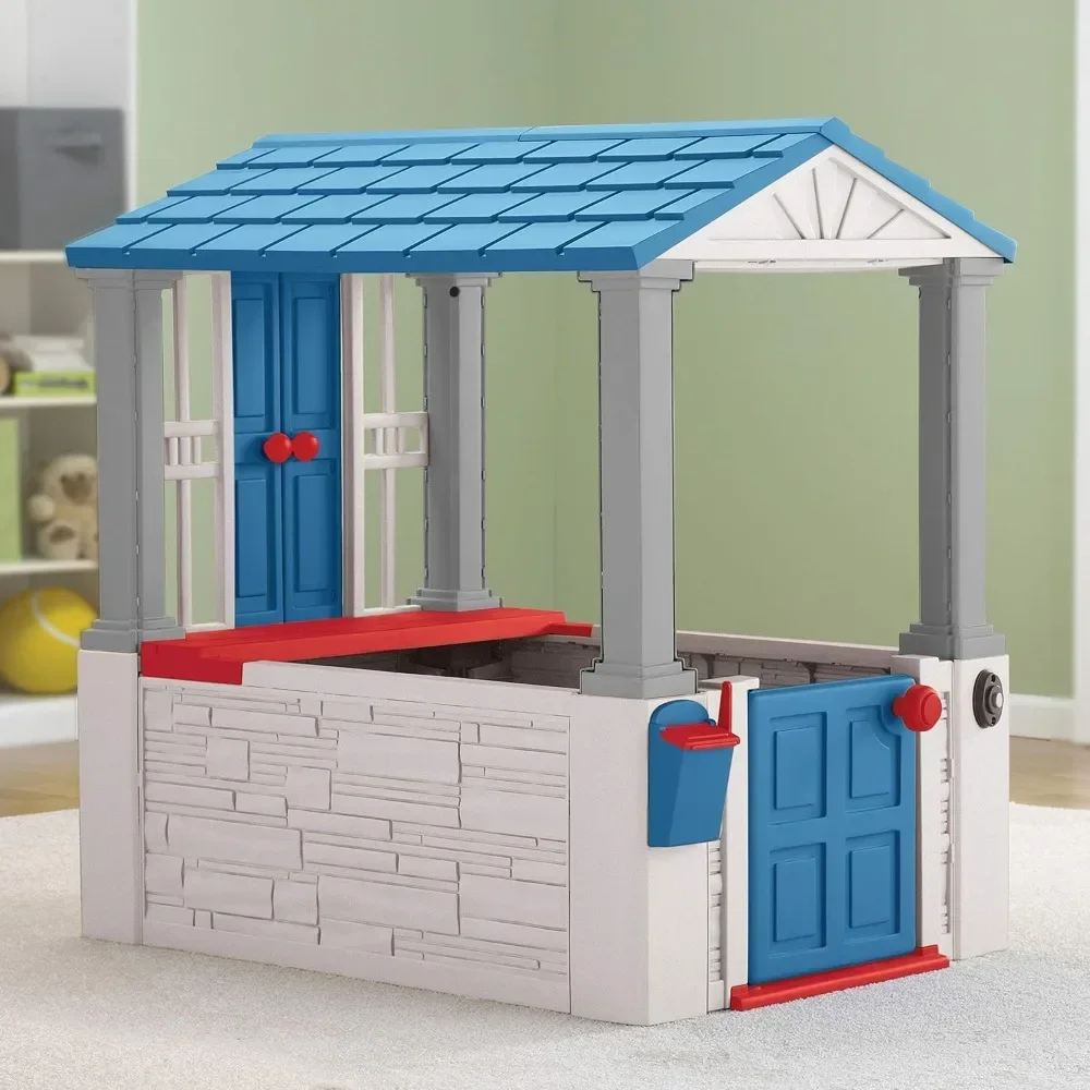 

Playhouses, Includes Mailbox, Tabletop, and Working Doorbell, Creates A Fun Vibrant Space for Kids To Call Their Own