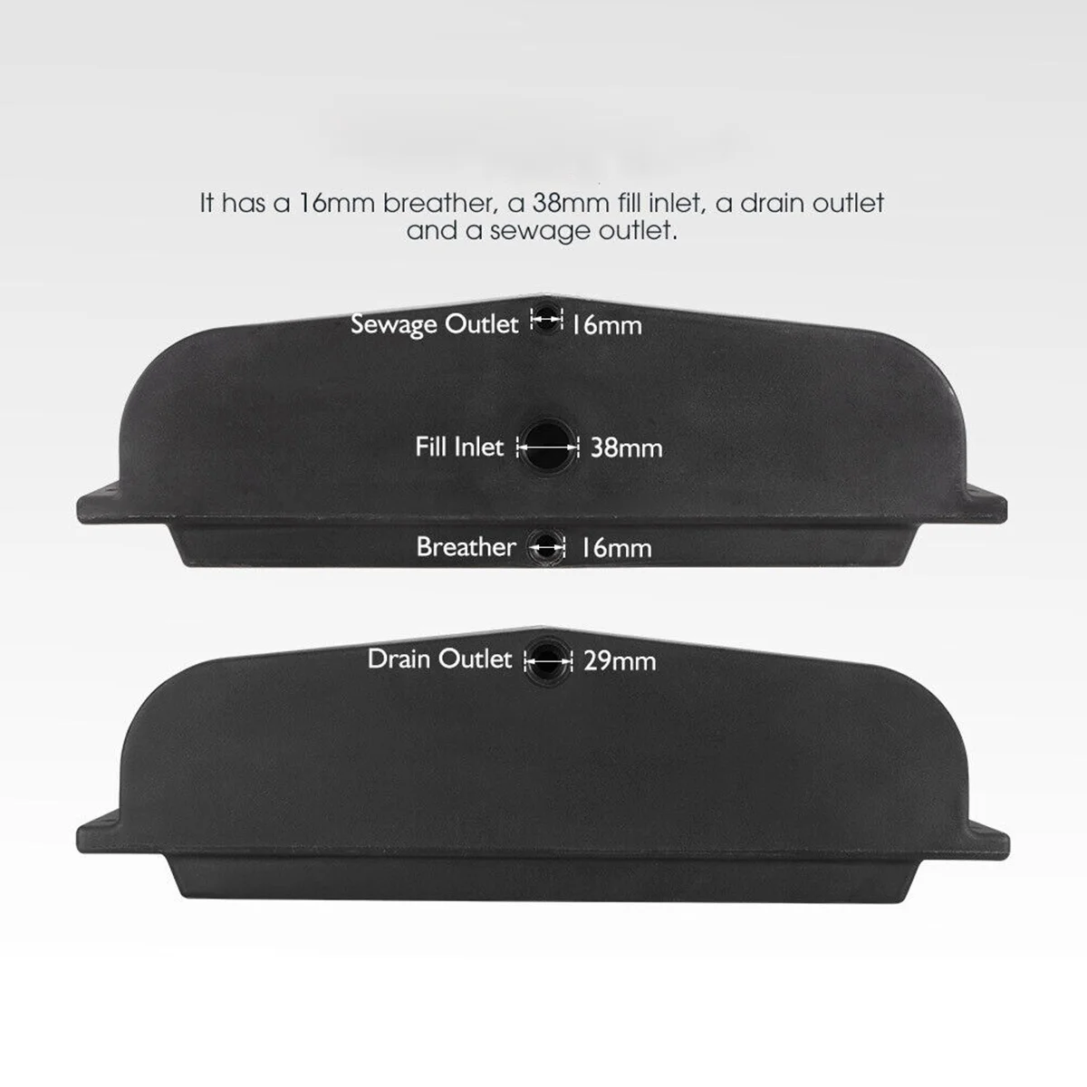 Factory Price 120L Clean Water Tank For Camper Van Caravan With Food-grade PE Material view 6