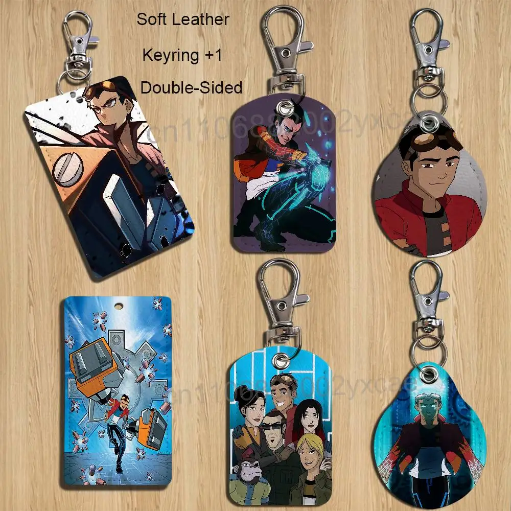 

animation Generator Rex Salazar Keychain Holder Suitable For Subway Bank Card Bus Card Case Badge Holder Wallet Card
