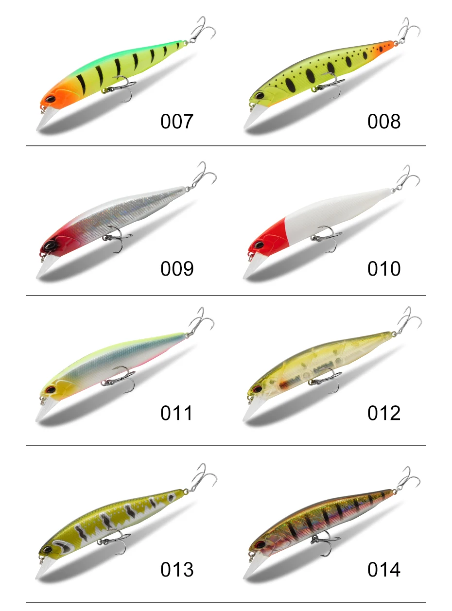 ESFISHING Minnow Angelköder 100mm 16g Sparrow Minnow Farbauswahl Harter Köder Angelzubehör – Detail 9