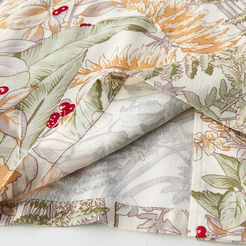 우아한 비스코스 파자마 세트 여성용 반팔/긴팔 새 프린트 파자마 실키 소프트 라운지웨어 선물용 럭셔리 실키 새틴 2피스