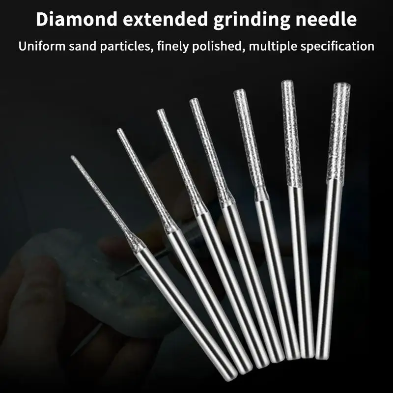 10Pcs Jewelry Drill Bits For Drilling Glass Woodworking 0.8-2.5mm Coated Drill Bits 2.35mm Shank Glass Jade Amber