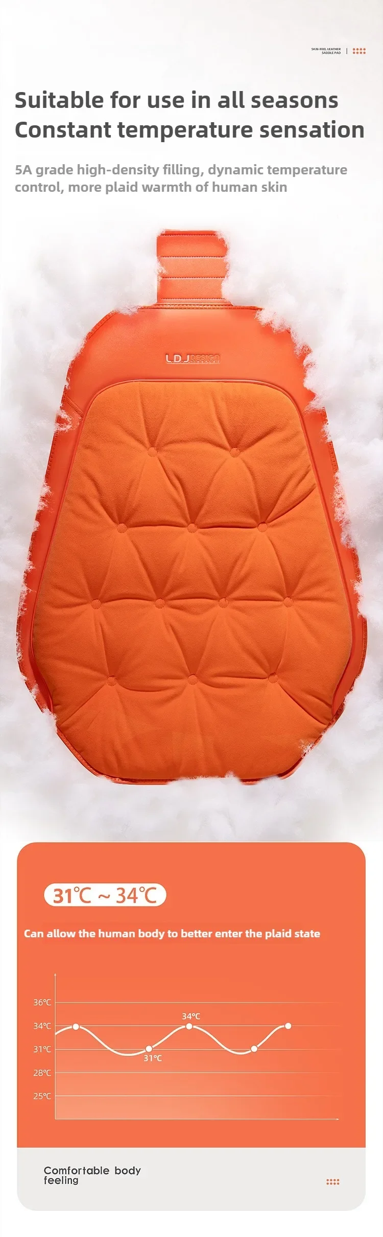 Feather Cotton Universal Car Seat Cushions Warm Car Seat Covers Full Set Seats Accessories Car Seat Protector for Autumn / Winte 6