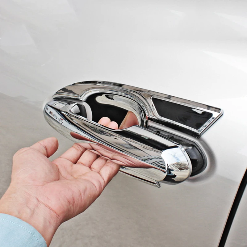 Dla Toyota Highlander XU70 2020 2021 2022 2023 2024 Hybrid ABS Samochodowa Zewnętrzna Osłona Klamki Drzwi Pokrywa Zatrzasku Ochronna Naklejka