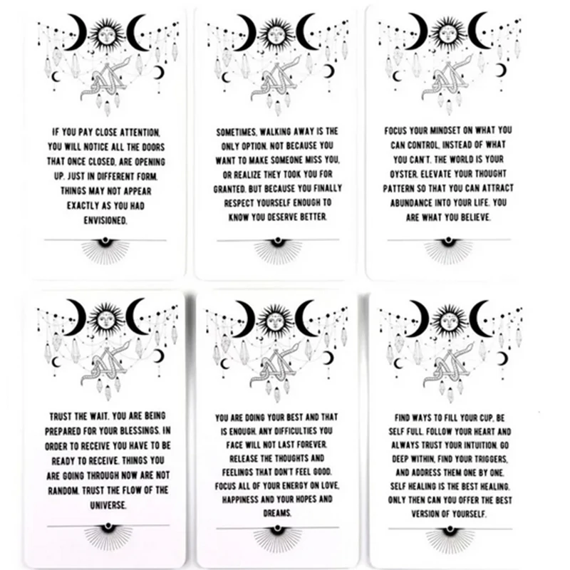 بطاقات أوراكل للرسائل الروحية مقاس 10.3 × 6 سم - مكونة من 54 بطاقة مع رسائل ملهمة من أدلةك #2
