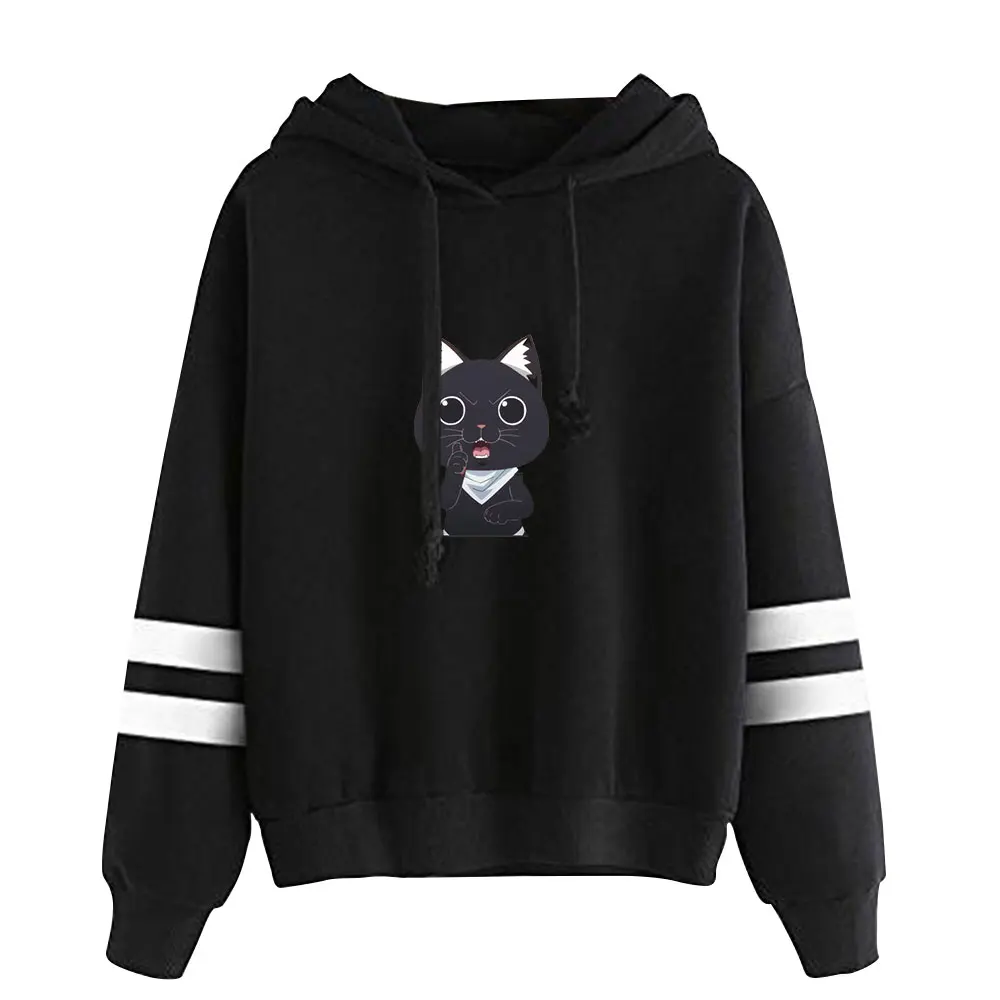 Red Cat Ramen Short Sleeve hoodie Hip Hop pullover Fashion Streetwear tshirt  pullover High Street Comfortable Unisex hoodie