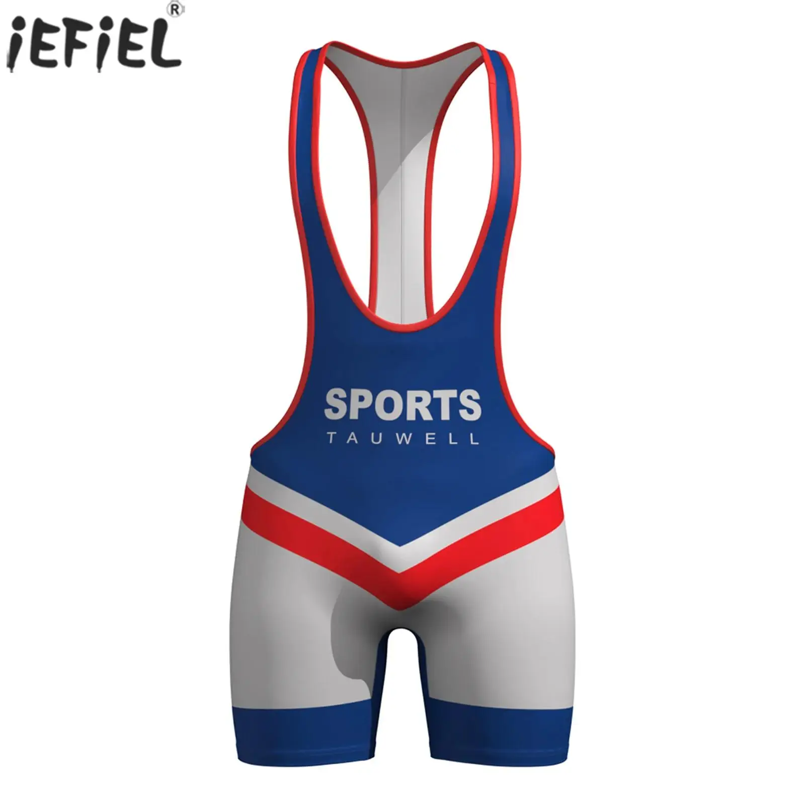 

Men Athletic's Sport Workout Fitness Gay Bodysuit Sleeveless Stretchy Wrestling Bodybuilding Daily Casual Workout Jumpsuits