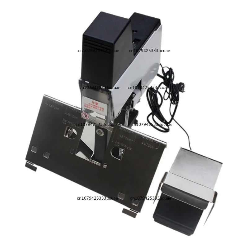 Electric Desktop Flat/Saddle Stapler Machine Staples Binder Sheets Paper Electric Binding Machine 220V