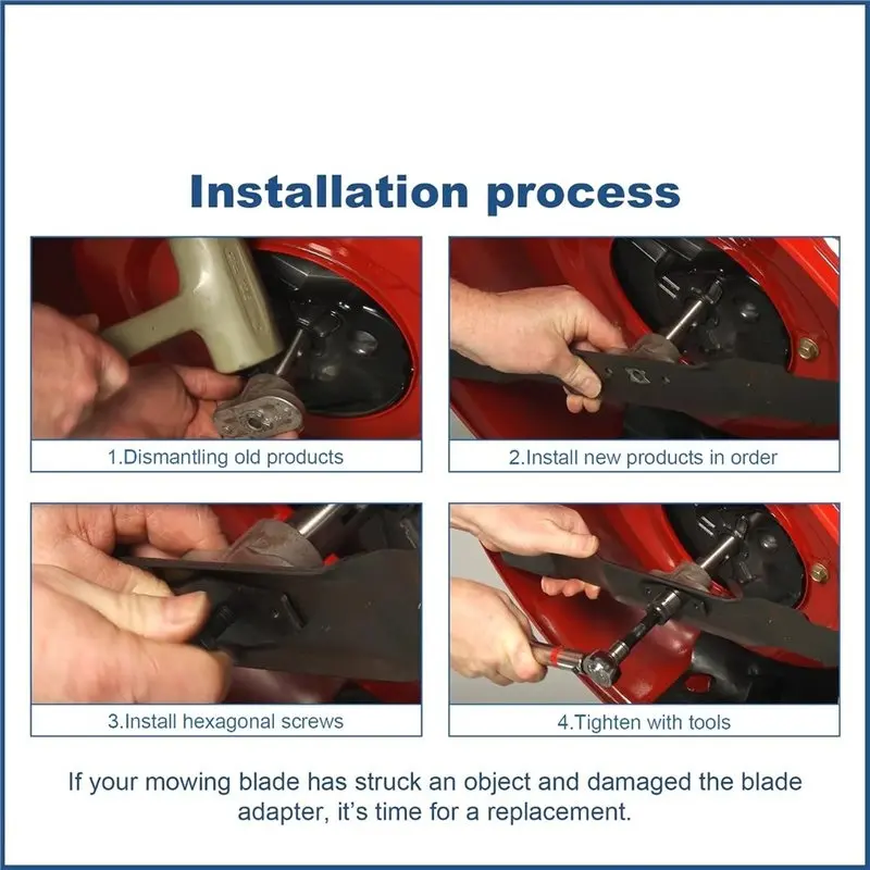 ABSS-For MTD Compatible Lawn Mower Blade Adapter Kit- Includes 748-0376E, 753-06315, 710-1044