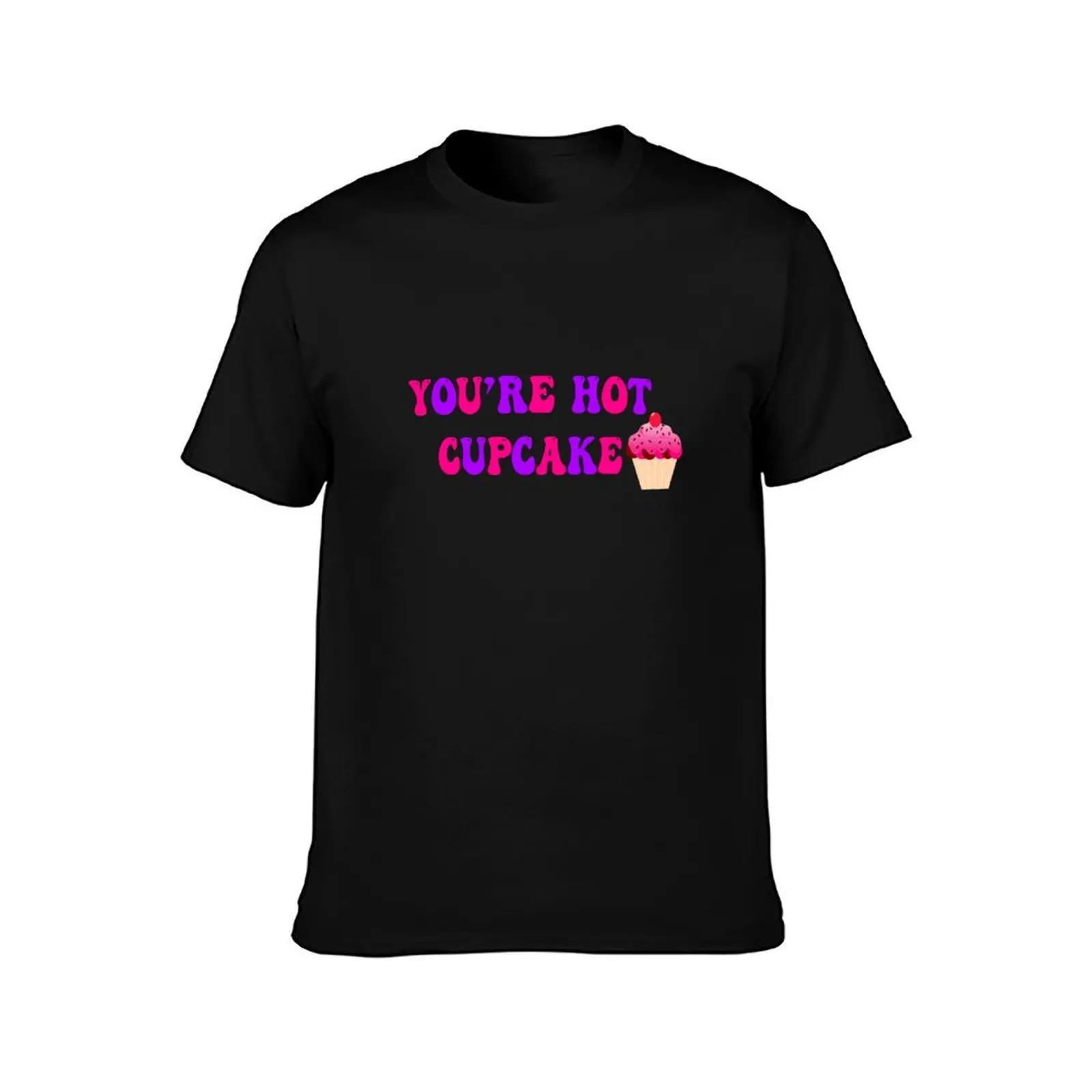 You're Hot Cupcake T-Shirt Summer Casual Cotton Tee Oversized Streetwear Tops Vintage Graphic Print Loose Fit Short Sleeve