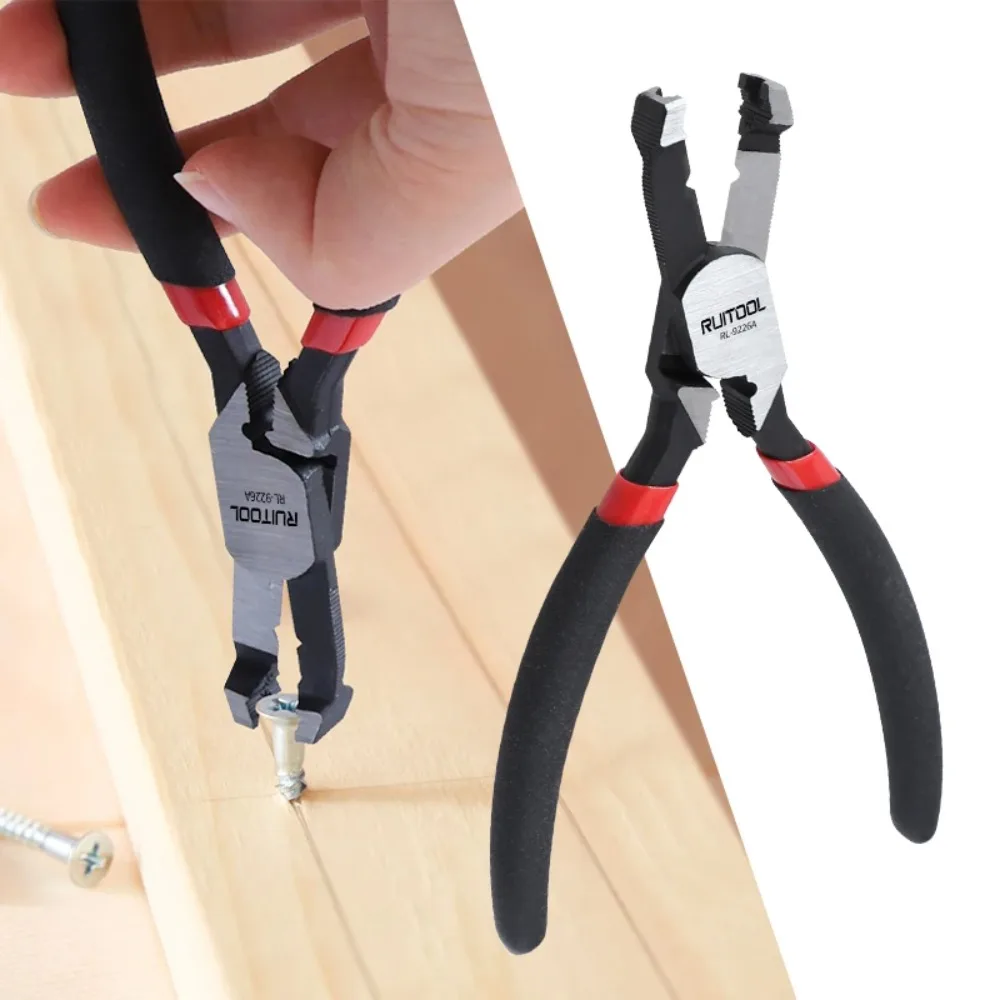 Alicate Extrator de Parafusos de 5.9'' em Aço de Alto Carbono com Mandíbulas Antiderrapantes Exclusivas e Cabo Revestido com Cola