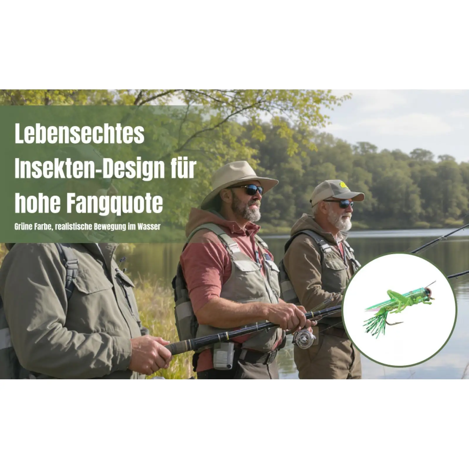 Hard Locust Lure Slow Sinking Topwater Fishing for Bass Walleye Perch Trout Saltwater Freshwater Gear Gift
