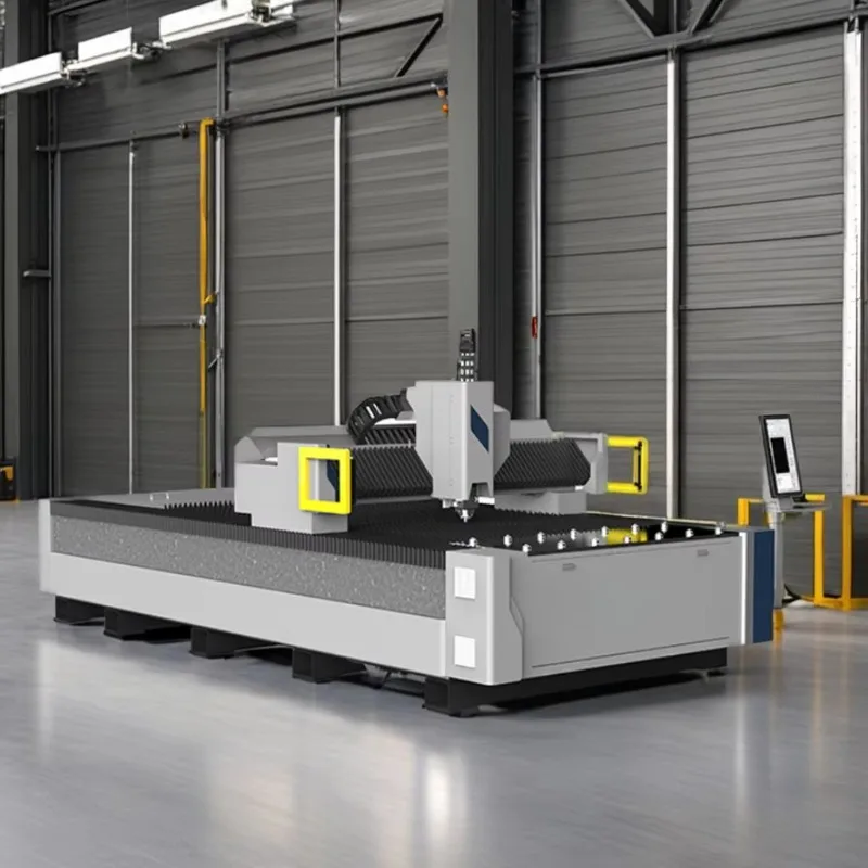 Fiber Laser Cutting Machine 6KW 30KW CE Standard Metal Stainless Copper Cutting 3D Complex Shapes Large Format Cutter Gear