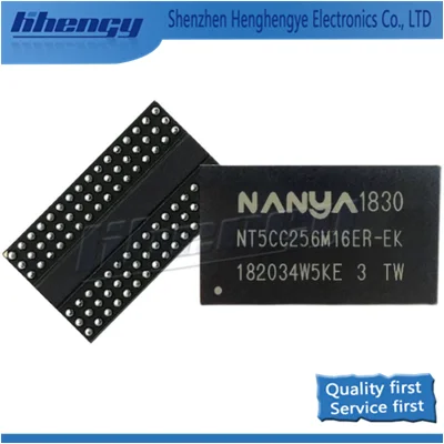 NT5CC256M16ER-EK FBGA-96 DRAM Chip DDR3L SDRAM 4Gbit 256Mx16 1.35V Original IC